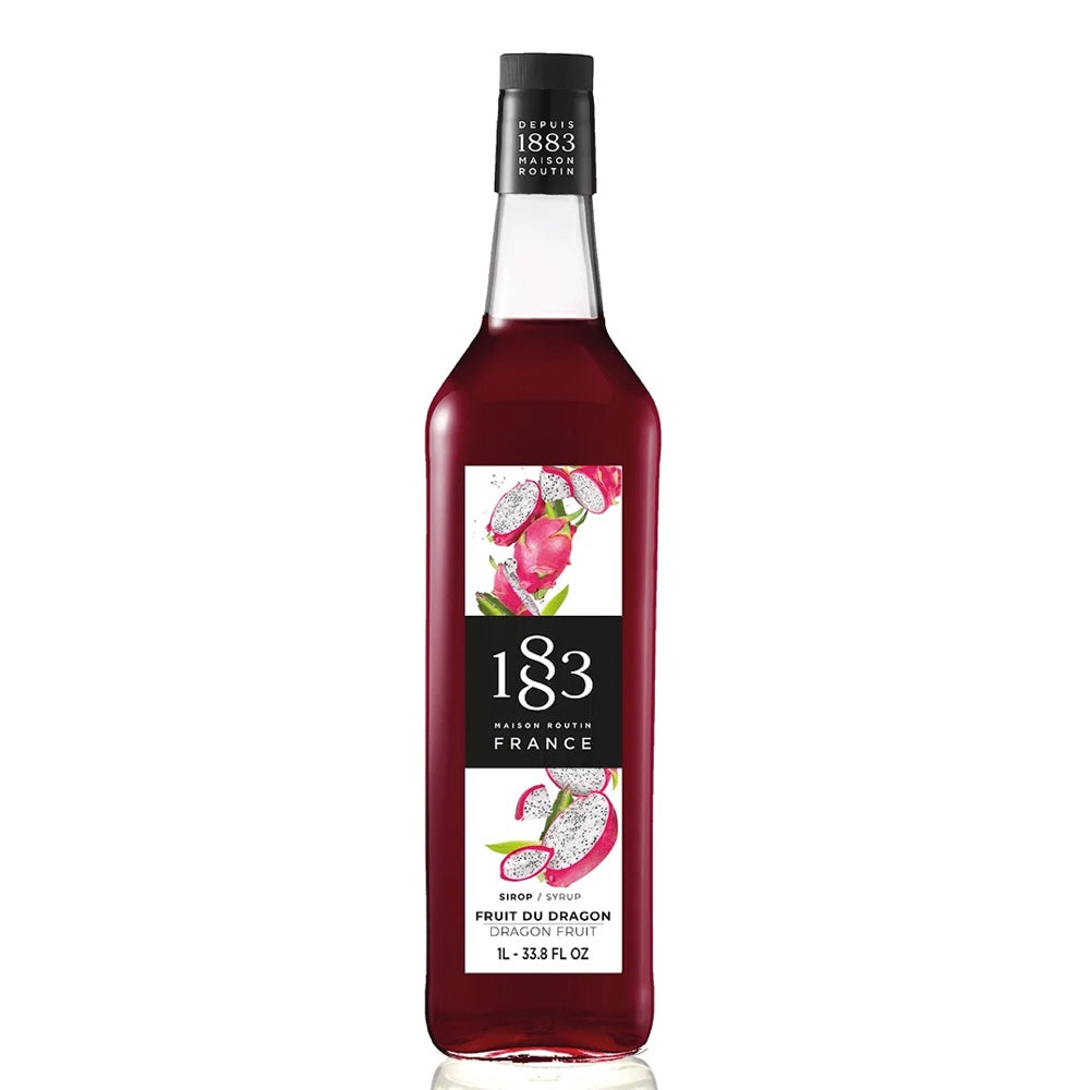 1883 Maison Routin Dragefrugt sirup i flaske til cocktails og lemonade