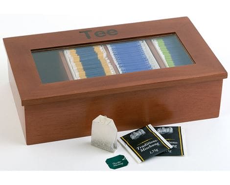 Elegant Teboks fra APS til opbevaring af teposer.