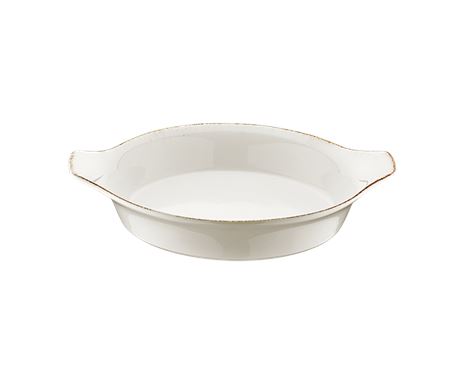 Æggepande m/brun kant Retro