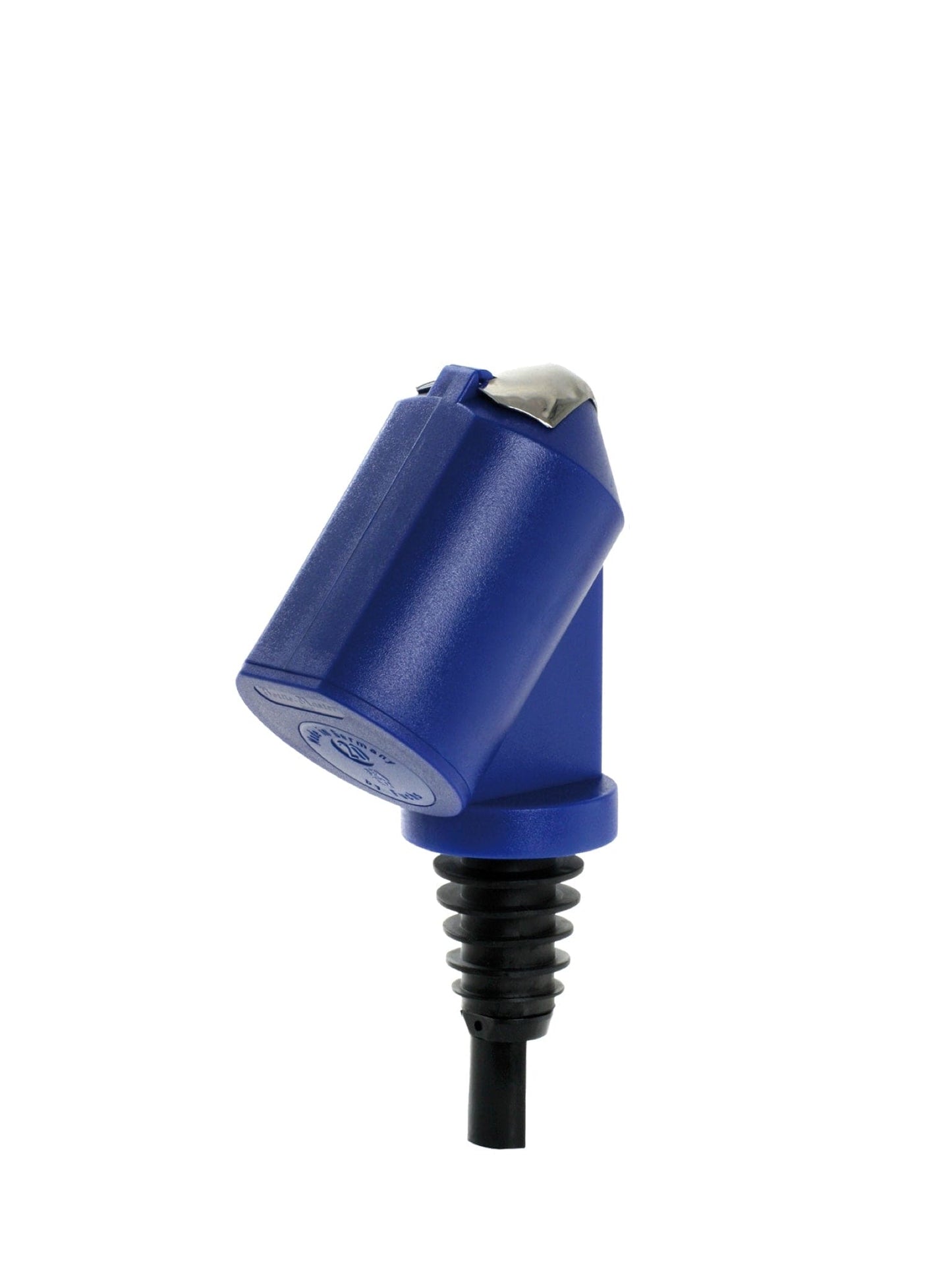 Bottlepilot blue, flaskeopbevaringssystem i gul farve, ideelt til opbevaring af flasker i barer og restauranter.