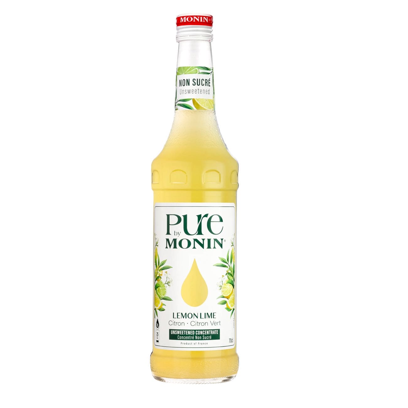 Monin Pure Lemon Lime – frisk og syrlig sirup med smag af citron og lime, perfekt til cocktails og mocktails.
