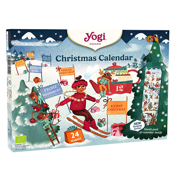 YOGI TEA økologisk Christmas Calendar julekalender med 24 tebreve