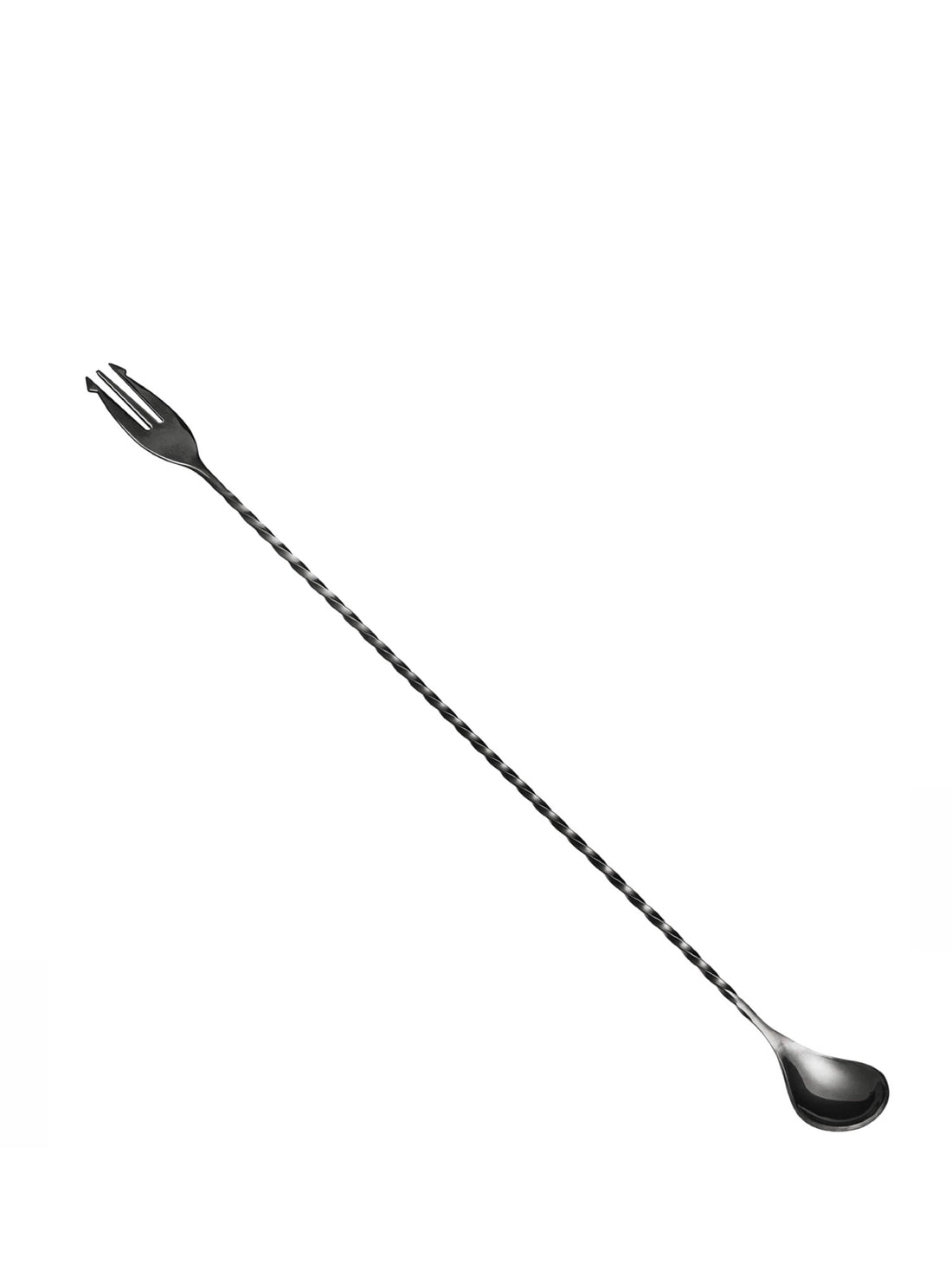 40 cm barske med snoet skaft og gaffel til professionel cocktailbar