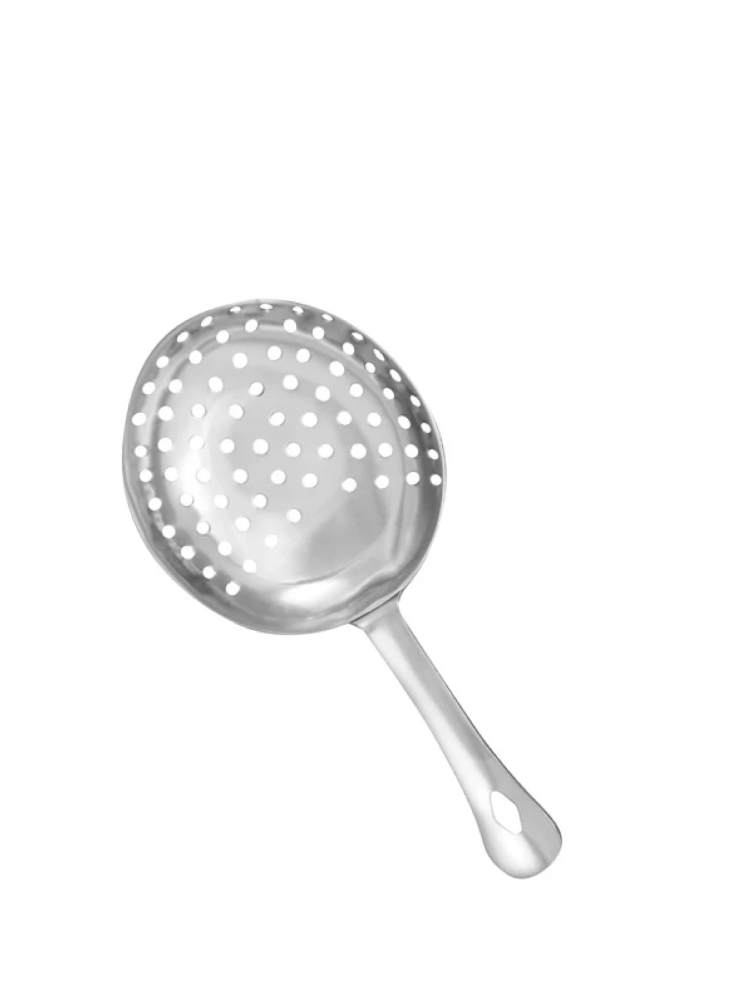 Julep strainer lavet af rustfrit stål til professionelle bartendere.