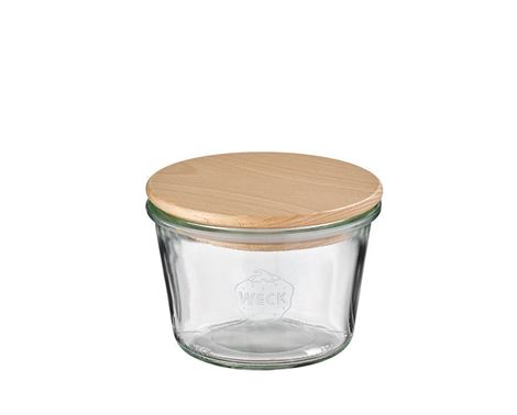 Förvaringsglas med trälock