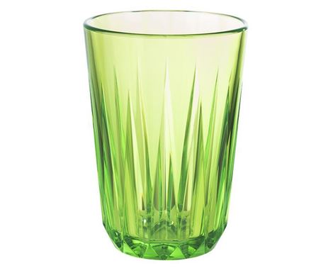 Drikkeglas CRYSTAL i smaragdgrøn - 48 stk. elegant.