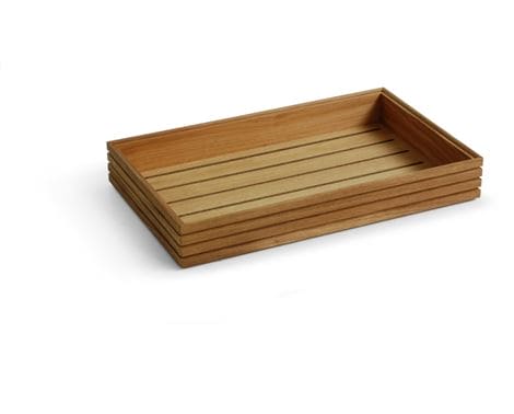 Bakke 1/1 GN Flow – praktisk og slidstærk serveringsbakke i standard gastronorm-størrelse, ideel til kantiner og professionelle køkkener.