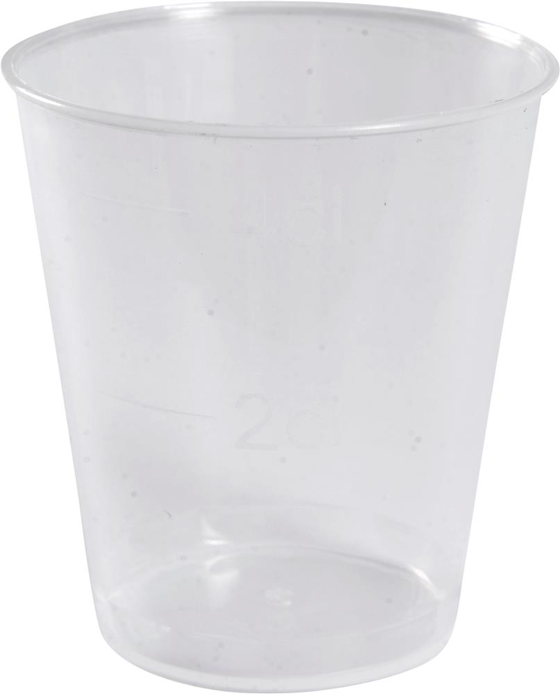 Flergångsshotglas Ø4,4 cm - 50x20 STK.