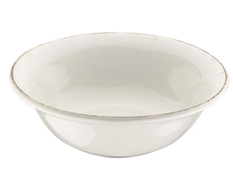 Retro Skål med brun kant