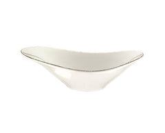 Skål m/brun kant Retro