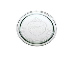 Låg i plast fra WECK – passer til udvalgte opbevaringsglas og sikrer hygiejnisk og tæt lukning til både opbevaring og servering.