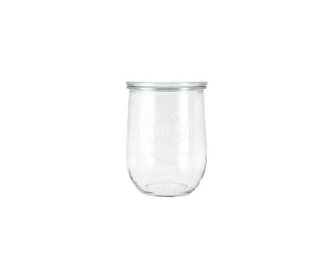 Glas med lock Tulip