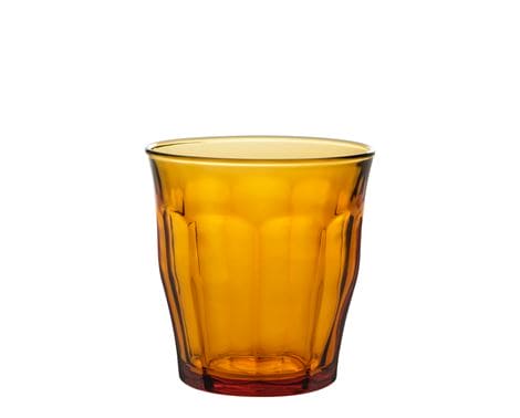 Drikkeglas Hærdet Picardie - 48 stk. i amberfarve