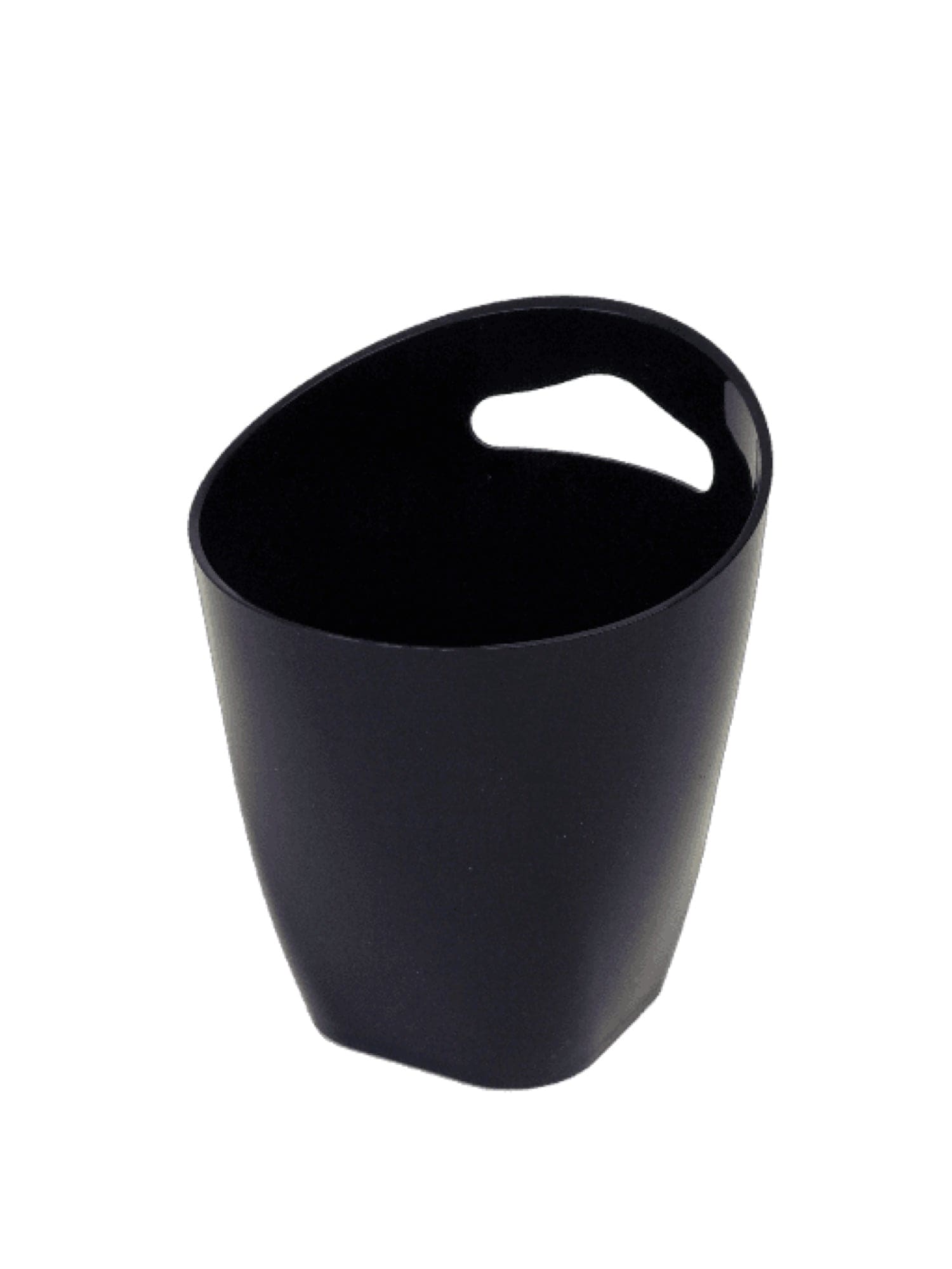 Flaschenkühler aus schwarzem Kunststoff – praktischer und eleganter Kühler für Flaschen, ideal für Bars und den Heimgebrauch