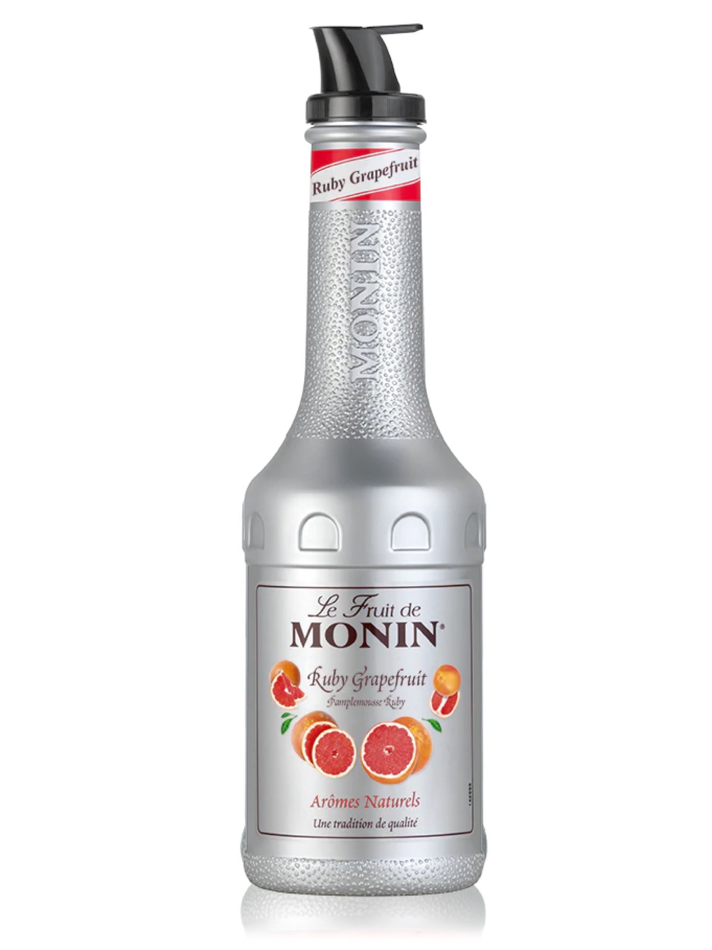 Monin Ruby Grapefruit Sirup – frisk og syrlig sirup med smag af ruby grapefrugt, perfekt til cocktails, sodavand og drinks