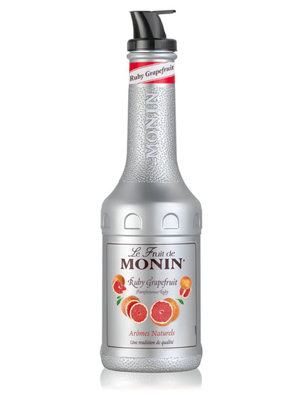 Monin Ruby Grapefruit Sirup – frisk og syrlig sirup med smag af ruby grapefrugt, perfekt til cocktails, sodavand og drinks