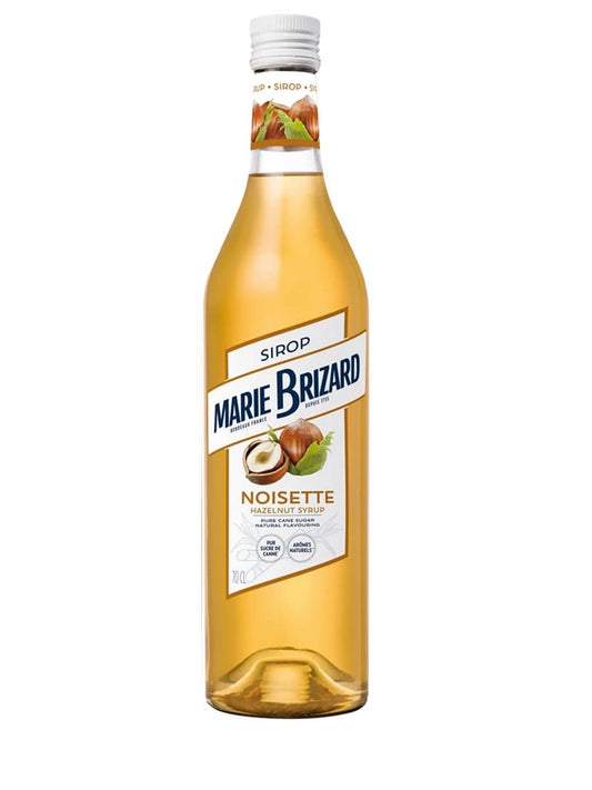 Marie Brizard hasselnød sirup, perfekt til at tilføje en rig og nøddeagtig smag til dine drikke