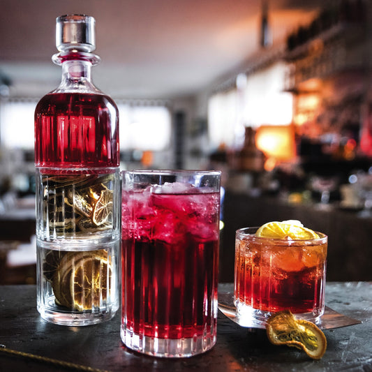 RCR Combo Sæt 1 – stilfuldt glassæt fra RCR, perfekt til servering af drinks og cocktails