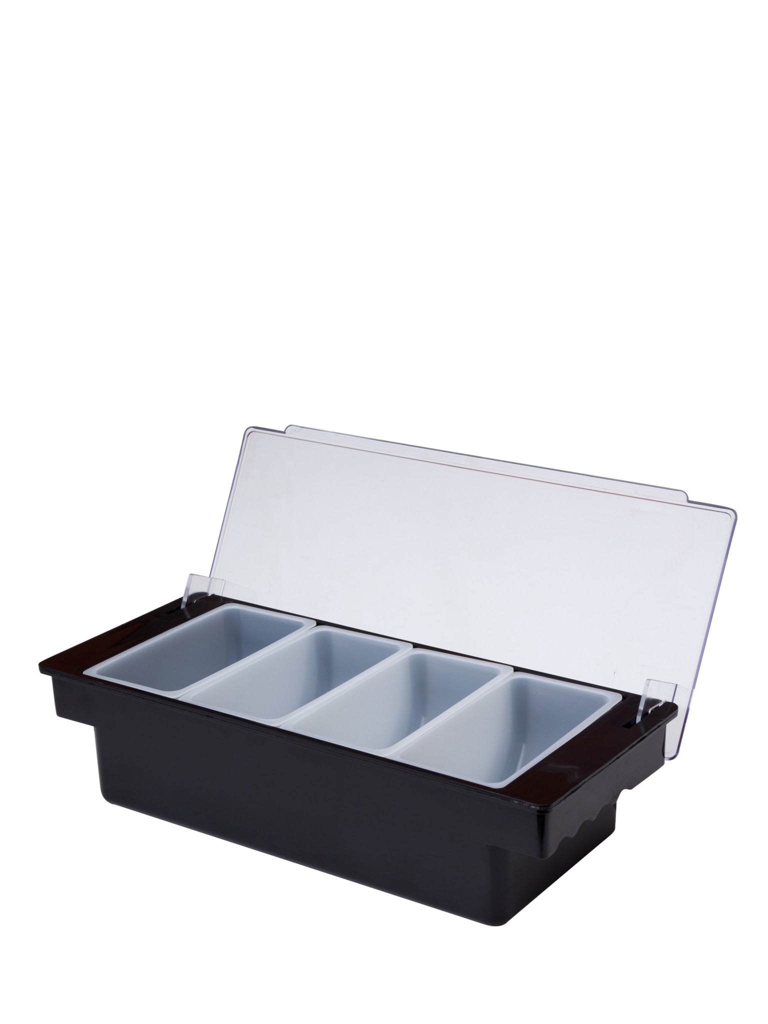 Bar organizer with 4 compartments, barcaddy, bar caddy