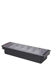 Bar organizer with 4 compartments, barcaddy, bar caddy