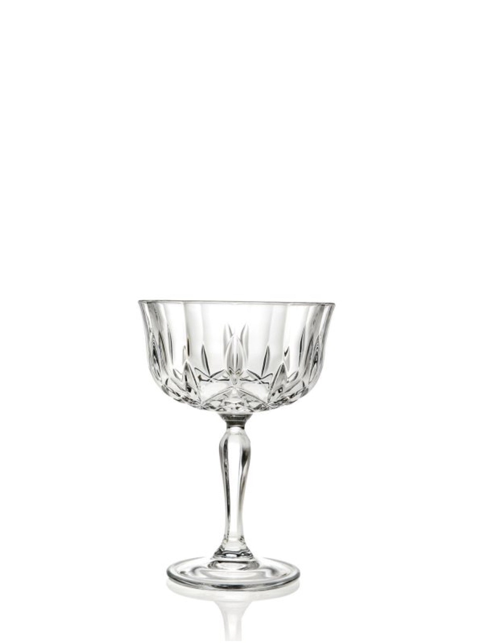 RCR Opera Champagnecoupe - et elegant valg til at nyde boblende champagne i vintagestil.