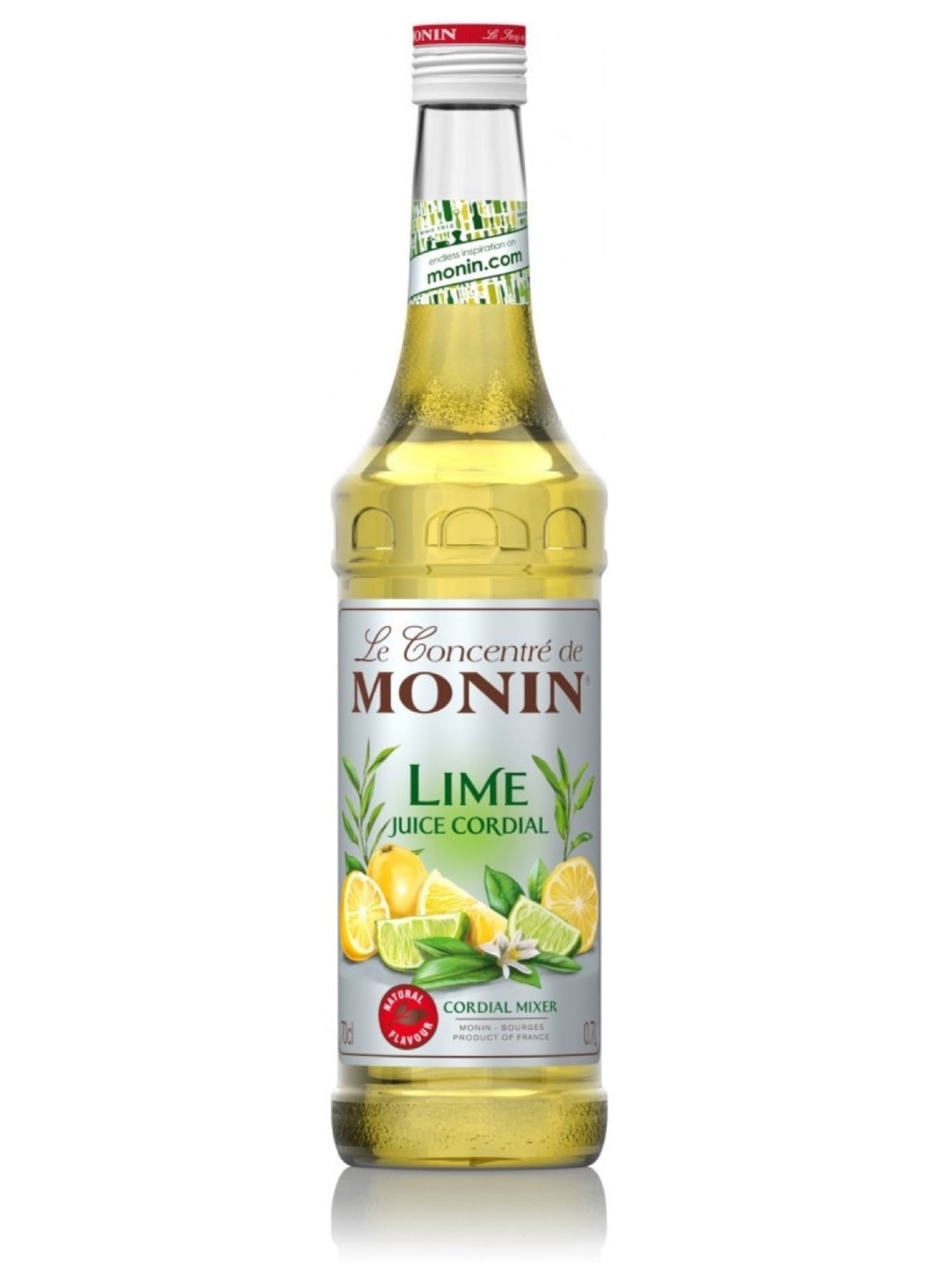 Opfrisk dine drinks med Monin Lime Juice Cordial og tilføj en sprudlende citrussmag