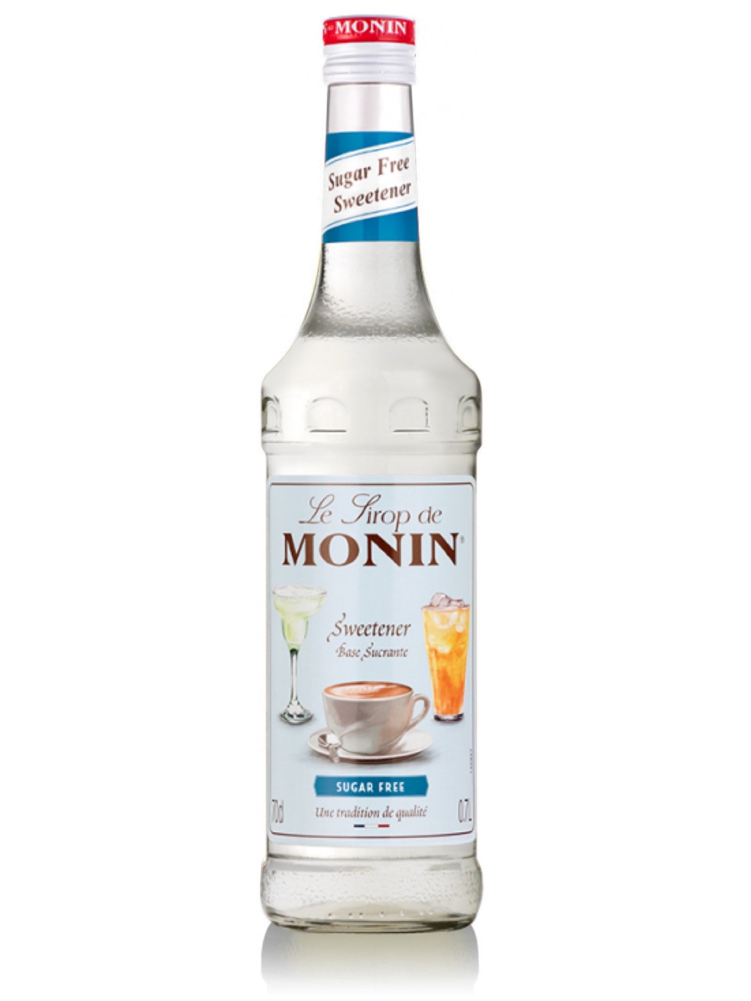 Nyd den søde smag uden sukker med Monin Sukkerfri Sødemiddelsirup.