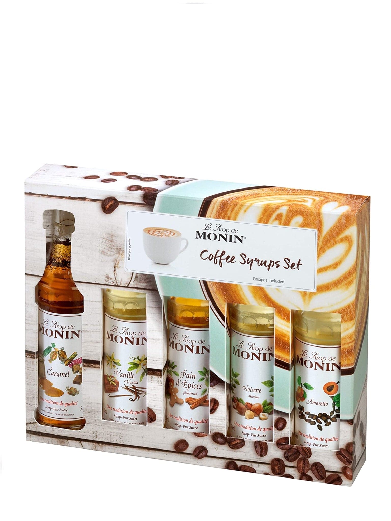 Oplev en smagsfuld kaffenydelse med dette Monin Mini Kaffe Sæt.