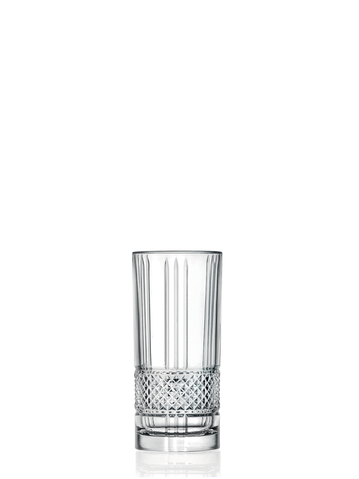 RCR Brillante highball glas med en kapacitet på 37 cl til forfriskende drikke